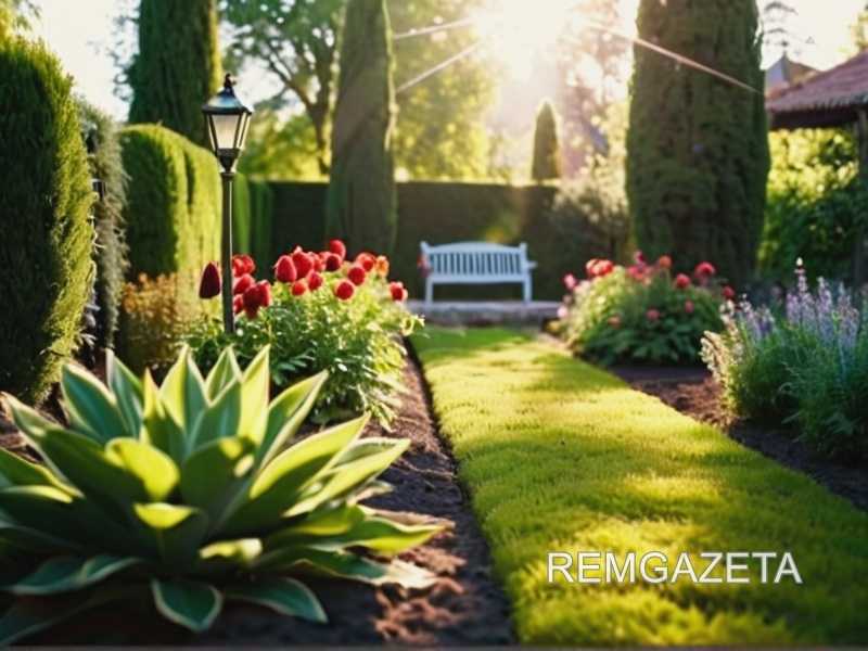 Уход за газоном: полив, стрижка и удобрения