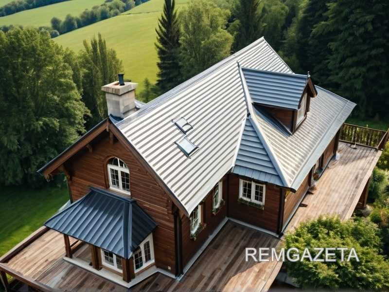 Особенности монтажа кровли на крыше с крутым уклоном