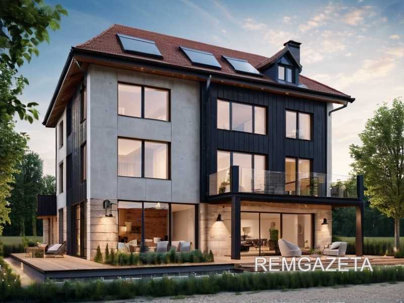 Влияние технологии монтажа фасада на общий углеродный след здания