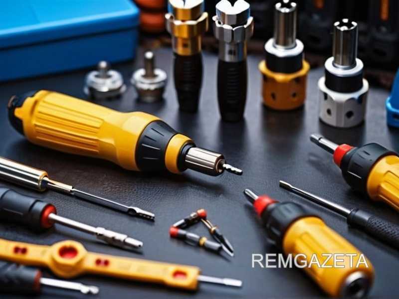 Процесс замены насадки